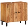 Conjunto de armarios de baño 3 piezas madera maciza de acacia de , Muebles de baño - Ref: Foro24-3206298, Precio: 349,96 €, D...