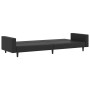 2 seater black synthetic leather sofa bed by , Sofas - Ref: Foro24-375951, Price: 243,99 €, Discount: %