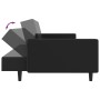 2 seater black synthetic leather sofa bed by , Sofas - Ref: Foro24-375951, Price: 243,99 €, Discount: %