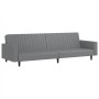 Sofá cama de 2 plazas cuero sintético gris de , Sofás - Ref: Foro24-375953, Precio: 260,99 €, Descuento: %