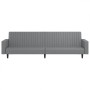 Sofá cama de 2 plazas cuero sintético gris de , Sofás - Ref: Foro24-375953, Precio: 260,99 €, Descuento: %