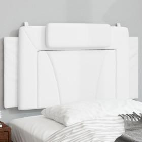 Cabecero de cama acolchado cuero sintético blanco 100 cm de , Cabeceros y pies de cama - Ref: Foro24-374775, Precio: 43,99 €,...