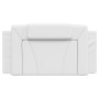 Cabecero de cama acolchado cuero sintético blanco 100 cm de , Cabeceros y pies de cama - Ref: Foro24-374775, Precio: 43,78 €,...