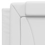 White synthetic leather padded bed headboard 100 cm by , Headboards and footboards - Ref: Foro24-374775, Price: 43,78 €, Disc...