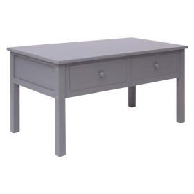 Mesa de centro de madera gris 100x50x45 cm de vidaXL, Mesas de centro - Ref: Foro24-284136, Precio: 115,99 €, Descuento: %