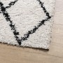 Modern long pile rug PAMPLONA cream and black 140x200cm by , Rugs - Ref: Foro24-375367, Price: 62,81 €, Discount: %