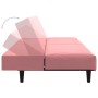 Sofá cama de 2 plazas terciopelo rosa de , Sofás - Ref: Foro24-375930, Precio: 213,15 €, Descuento: %