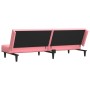 Pink velvet 2-seater sofa bed by , Sofas - Ref: Foro24-375930, Price: 213,15 €, Discount: %