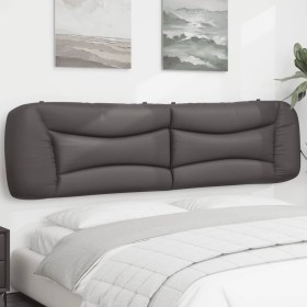 Gray synthetic leather padded bed headboard 200 cm by , Headboards and footboards - Ref: Foro24-374626, Price: 91,80 €, Disco...