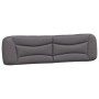 Cabecero de cama acolchado cuero sintético gris 200 cm de , Cabeceros y pies de cama - Ref: Foro24-374626, Precio: 91,65 €, D...