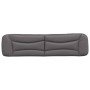 Cabecero de cama acolchado cuero sintético gris 200 cm de , Cabeceros y pies de cama - Ref: Foro24-374626, Precio: 91,65 €, D...