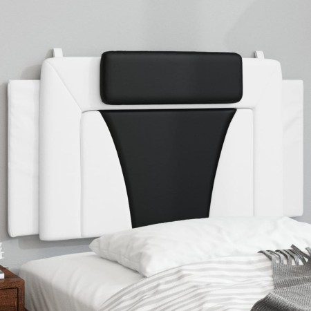 Padded headboard synthetic leather white black 100 cm by , Headboards and footboards - Ref: Foro24-374780, Price: 38,36 €, Di...