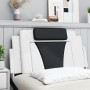 Padded headboard synthetic leather white black 100 cm by , Headboards and footboards - Ref: Foro24-374780, Price: 38,36 €, Di...