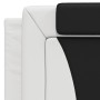 Padded headboard synthetic leather white black 100 cm by , Headboards and footboards - Ref: Foro24-374780, Price: 38,36 €, Di...