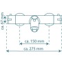 SCHÜTTE Thermostatische Wannen- und Duscharmatur LONDON von SCHÜTTE, Wasserhähne - Ref: Foro24-425804, Preis: 121,51 €, Rabat...