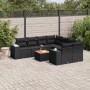 8-piece garden sofa set and black synthetic rattan cushions by , Garden sets - Ref: Foro24-3225369, Price: 588,82 €, Discount: %