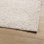 Alfombra peluda de pelo largo moderna PAMPLONA crema 160x160 cm de , Alfombras - Ref: Foro24-375236, Precio: 60,99 €, Descuen...