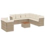 Set de sofás de jardín 11pzas con cojines ratán sintético beige de , Conjuntos de jardín - Ref: Foro24-3256044, Precio: 781,9...