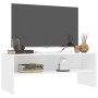 Weißer TV-Schrank aus Sperrholz, 100 x 40 x 40 cm von vidaXL, TV-Möbel - Ref: Foro24-800045, Preis: 43,87 €, Rabatt: %