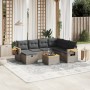 8-piece garden sofa set and gray synthetic rattan cushions by , Garden sets - Ref: Foro24-3265554, Price: 526,94 €, Discount: %