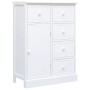 Sideboard with 10 white wood drawers 113x30x79 cm by vidaXL, Sideboards - Ref: Foro24-284177, Price: 249,60 €, Discount: %