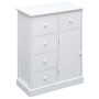 Sideboard with 10 white wood drawers 113x30x79 cm by vidaXL, Sideboards - Ref: Foro24-284177, Price: 249,60 €, Discount: %