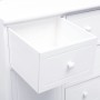 Sideboard with 10 white wood drawers 113x30x79 cm by vidaXL, Sideboards - Ref: Foro24-284177, Price: 249,60 €, Discount: %