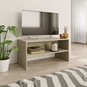 TV stand made of Sonoma oak plywood, measuring 80x40x40cm. by vidaXL, TV Furniture - Ref: Foro24-800057, Price: 49,15 €, Disc...