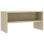 TV stand made of Sonoma oak plywood, measuring 80x40x40cm. by vidaXL, TV Furniture - Ref: Foro24-800057, Price: 43,74 €, Disc...