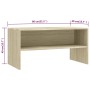 TV stand made of Sonoma oak plywood, measuring 80x40x40cm. by vidaXL, TV Furniture - Ref: Foro24-800057, Price: 43,74 €, Disc...