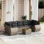 8-piece garden sofa set and gray synthetic rattan cushions by , Garden sets - Ref: Foro24-3224919, Price: 555,37 €, Discount: %