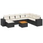 8-piece garden sofa set and black synthetic rattan cushions by , Garden sets - Ref: Foro24-3225580, Price: 549,30 €, Discount: %