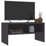 Gray plywood TV cabinet 80x40x40 cm by vidaXL, TV Furniture - Ref: Foro24-800056, Price: 40,81 €, Discount: %