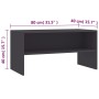 Gray plywood TV cabinet 80x40x40 cm by vidaXL, TV Furniture - Ref: Foro24-800056, Price: 40,81 €, Discount: %