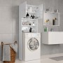 Glossy white washing machine cabinet 64x25.5x190 cm by vidaXL, Accessories for washing machines and dryers - Ref: Foro24-8000...