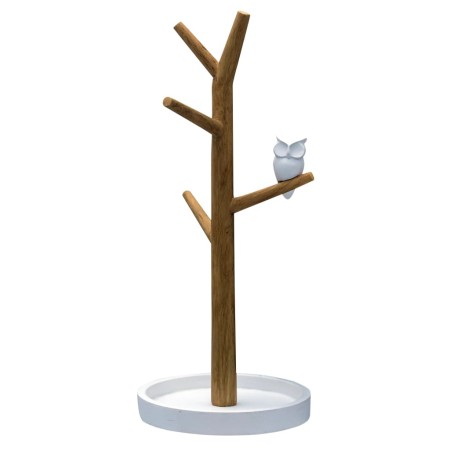 RIDDER Árbol joyero con búho Lisa de RIDDER, Accesorios para el baño - Ref: Foro24-425946, Precio: 41,97 €, Descuento: %