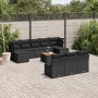 11-piece garden sofa set and black synthetic rattan cushions by , Garden sets - Ref: Foro24-3256195, Price: 644,97 €, Discoun...