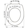 SCHÜTTE Toilet Seat WC WHITE duroplast by SCHÜTTE, Toilet and bidet seats - Ref: Foro24-425830, Price: 40,46 €, Discount: %