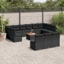 14-piece garden sofa set with black synthetic rattan cushions by , Garden sets - Ref: Foro24-3256230, Price: 817,74 €, Discou...