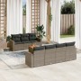 Set de sofás de jardín 8 pzas y cojines ratán sintético gris de , Conjuntos de jardín - Ref: Foro24-3256361, Precio: 639,99 €...