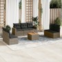 8-teiliges Gartensofa-Set und graue synthetische Rattankissen von , Gartensets - Ref: Foro24-3256410, Preis: 513,28 €, Rabatt: %