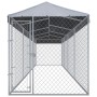 Perrera de exterior con tejado 760x190x225 cm de vidaXL, Casetas y cercados para perros - Ref: Foro24-145031, Precio: 496,05 ...