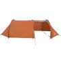 Camping tent with tunnel 4 people waterproof gray orange by , tents - Ref: Foro24-94396, Price: 81,38 €, Discount: %