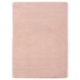 Antique pink rabbit synthetic hair rug 140x200 cm by vidaXL, Rugs - Ref: Foro24-285085, Price: 78,81 €, Discount: %