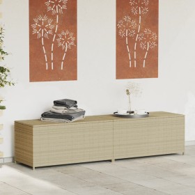 Garten-Aufbewahrungsbox, synthetischer Rattan-Beige-Mix, 469 l von , Aufbewahrungsboxen für den Außenbereich - Ref: Foro24-36...