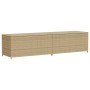 Garden storage box synthetic rattan beige mix 469L by , Outdoor storage boxes - Ref: Foro24-365331, Price: 233,70 €, Discount: %