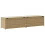 Garden storage box synthetic rattan beige mix 469L by , Outdoor storage boxes - Ref: Foro24-365331, Price: 233,70 €, Discount: %