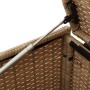 Garten-Aufbewahrungsbox mit Rädern, PE-Rattan-Beige-Mix, 283 l von , Aufbewahrungsboxen für den Außenbereich - Ref: Foro24-36...