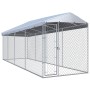 Außenzwinger mit Dach 760x190x225 cm von vidaXL, Hundehütten und Zäune - Ref: Foro24-145031, Preis: 496,05 €, Rabatt: %