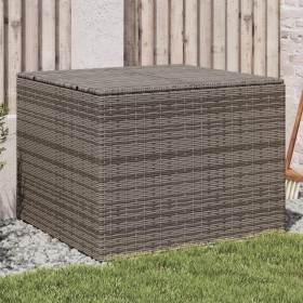 Gray synthetic rattan garden storage box 291L by , Outdoor storage boxes - Ref: Foro24-365338, Price: 117,99 €, Discount: %